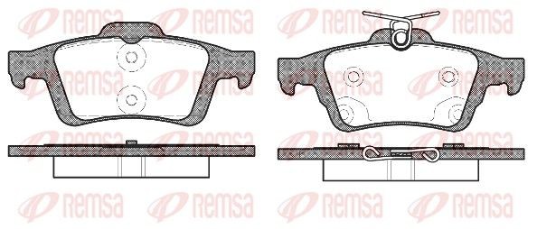 REMSA Piduriklotsid 0842.70 Sport piduriklotsid REMSA Ford CAPRI 0842.70