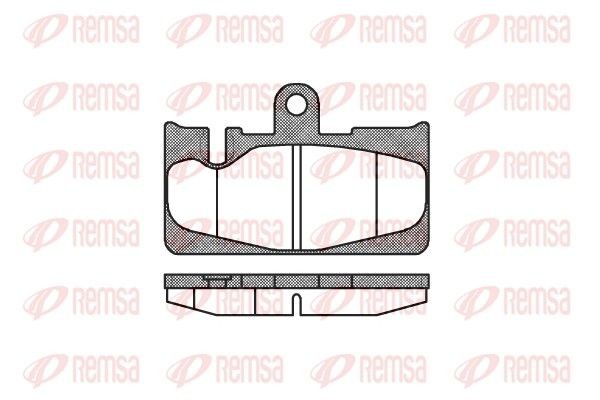 REMSA Bremseklodser 0889.00 REMSA 0889.00 originale Lexus LS UCF20 Sports bremseklodser hvad koster