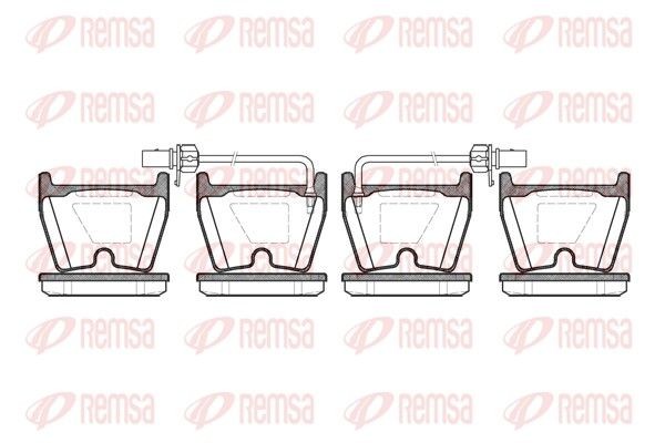 REMSA Τακάκια φρένων 0896.02 REMSA 0896.02 Αγωνιστικά τακάκια Lamborghini Gallardo Spyder γνήσια τιμες