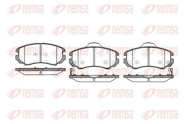 REMSA Bromsbelägg 0953.02 0953.02 REMSA bromsklossar Hyundai KONA