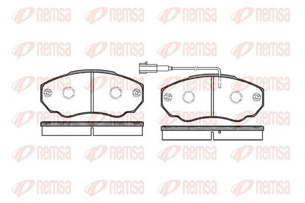 REMSA Remblokken 0960.01 Remblokken REMSA C6 0960.01 goedkoop