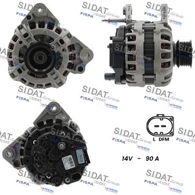 FISPA Lichtmaschine A12BH0399 Generator FISPA Volkswagen LT A12BH0399
