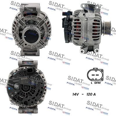 FISPA Alternador A12BH0740 Motor de arranque alternador FISPA LT A12BH0740 baratos
