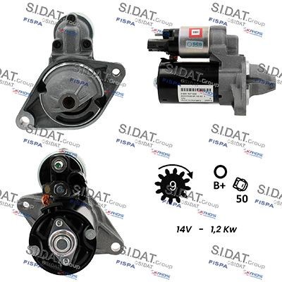 FISPA Starter S12BH0168 Starter FISPA TOYOTA S12BH0168