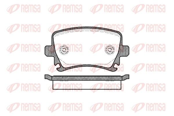 REMSA Brzdové doštičky/platničky 1031.00 1031.00 Brzdové doštičky SEAT LEON REMSA