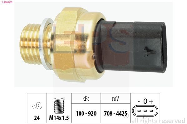 EPS Sender Unit, oil pressure 1.980.003 ALFA ROMEO STELVIO EPS oil pressure sensor 1980003