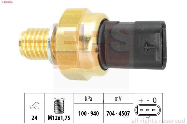 EPS Oliedruksensor 1.980.004 Opel AGILA Sensor oliedruk EPS 1.980.004