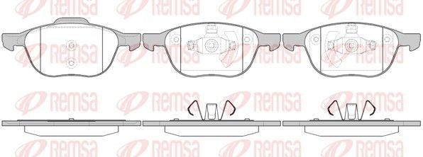 REMSA Piduriklotsid 1082.00 Sport piduriklotsid REMSA CAPRI 1082.00 odav