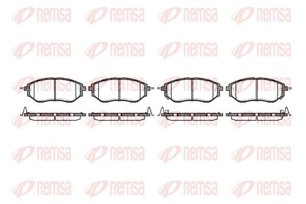 REMSA Bremseklosser 1137.02 REMSA 1137.02 Sportsbremseklosser Legacy VI Sedan (BN, BS) pris