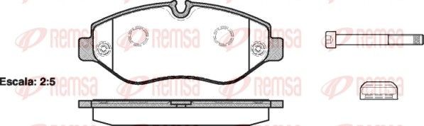 REMSA Bremseklodser 1245.00 Klodser REMSA SLS AMG 1245.00 billig