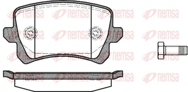 REMSA Remblokken 1342.00 1342.00 Remblokken REMSA SEAT ALHAMBRA