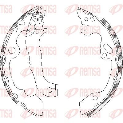 REMSA Bromsbacksats 4040.00 4040.00 REMSA trumbroms RENAULT KADJAR