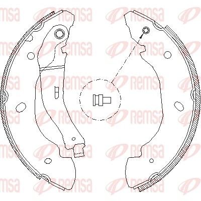 REMSA Jogo de maxilas de travão 4107.00 REMSA 4107.00 Jogo de maxilas de travão Ford Transit Mk6 Minibus preço