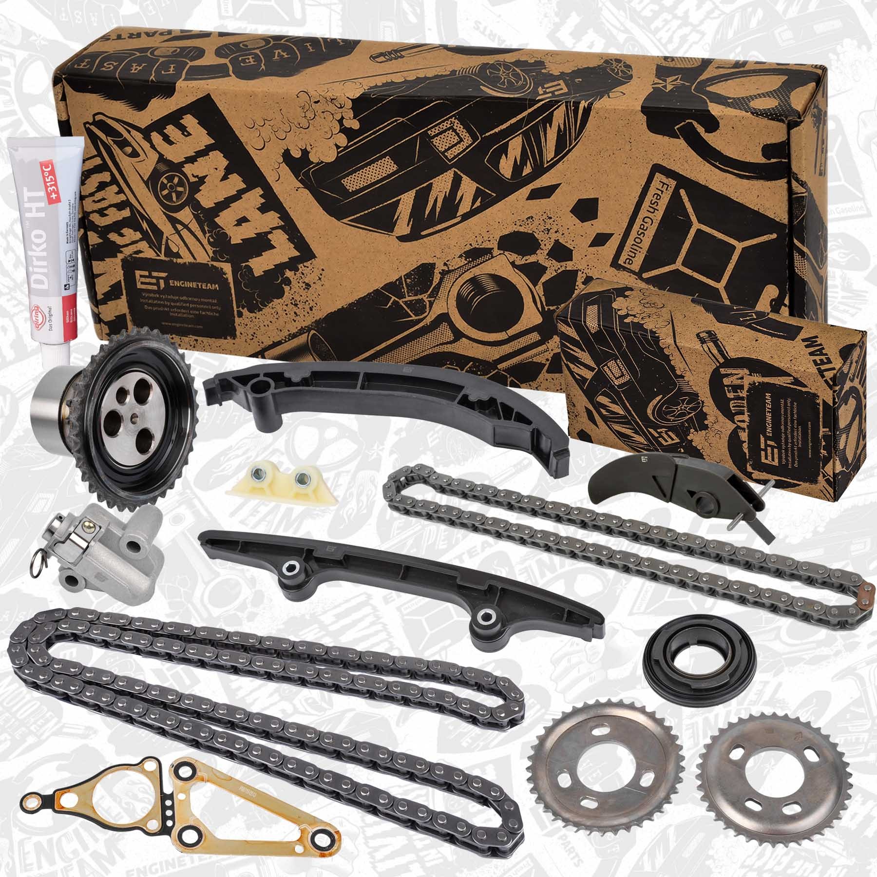 ET ENGINETEAM Distributiekettingset RS0078VR1 Distributieketting ET ENGINETEAM C6 RS0078VR1 goedkoop