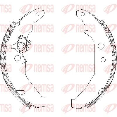 REMSA Bromsbacksats 4185.00 IVECO trumbroms REMSA 4185.00