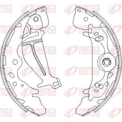 REMSA Bromsbacksats 4219.00 Bromsbacksats Hyundai TQ 4219.00 REMSA