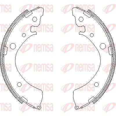 REMSA Bromsbacksats 4367.00 4367.00 REMSA trumbromsar HONDA FR-V