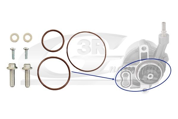 3RG Repair Kit, vacuum pump (brake system) 74205 3RG 74205 CITROËN C8 II brake vacuum pump replacement