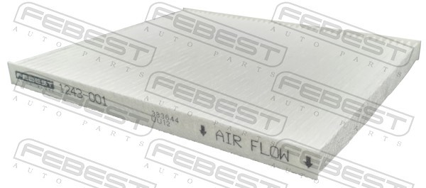 FEBEST Filtro, ar do habitáculo 1243-001 Filtro de pólen FEBEST Chevrolet AVEO 1243-001