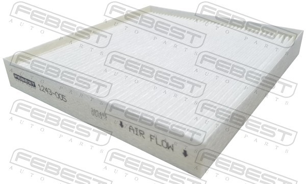 FEBEST Φίλτρο, αέρας εσωτερικού χώρου 1243-005 Φίλτρο καμπίνας FEBEST Renault ZOE 1243-005