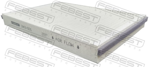 FEBEST Filter, salongiõhk 1843-001 Salongifilter FEBEST COROLLA 1843-001 odav