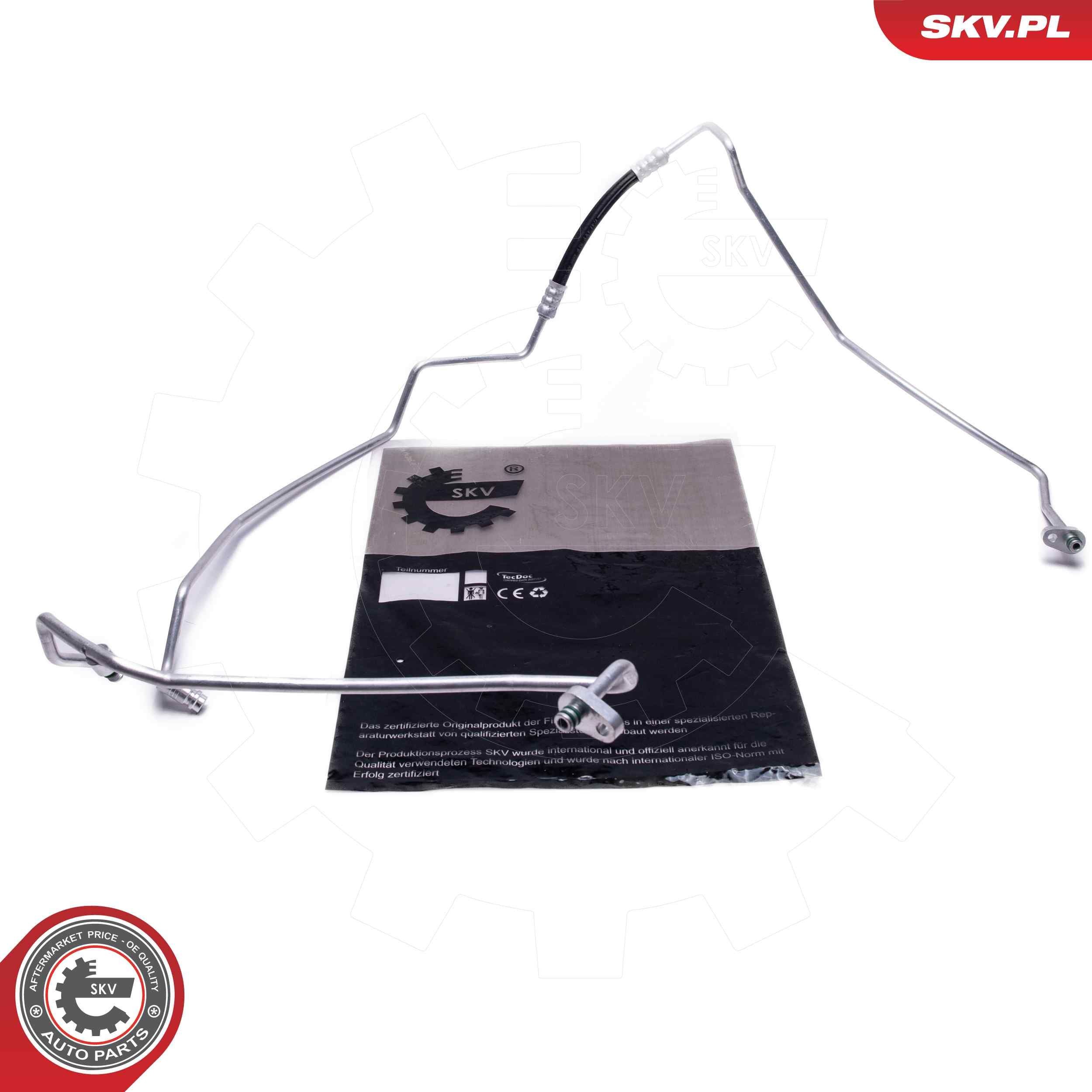 High Pressure Line, air conditioning ESEN SKV 43SKV538 ESEN SKV 43SKV538 Peugeot 207 2014 Air conditioning pipe price