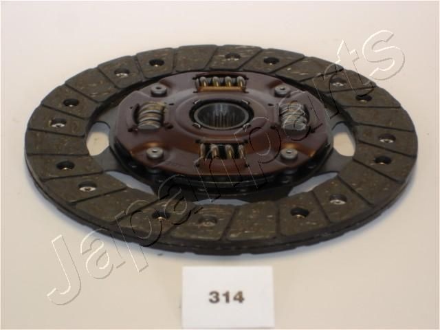 JAPANPARTS Kupplungsscheibe DF-314 JAPANPARTS DF-314 Kupplungsscheibe KIA Avella Limousine 1.3 75 PS 2000
