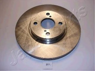 JAPANPARTS Bremseskive DI-201 DI-201 Sportsbremseskiver TOYOTA AURIS JAPANPARTS