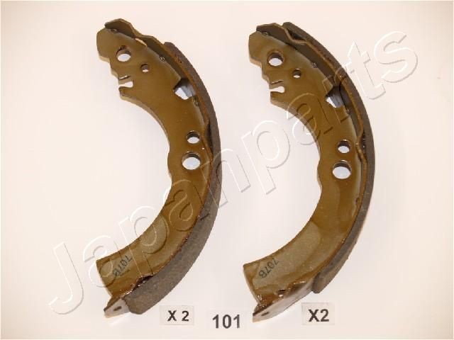 JAPANPARTS Kit ganasce freni GF-101AF JAPANPARTS GF-101AF Ganasce Nissan Sunny N14 originale prezzo