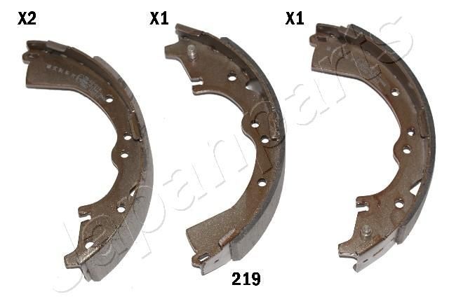 JAPANPARTS Piduriklotside komplekt GF-219AF Trummelpiduriklotsid JAPANPARTS PRIUS GF-219AF odav