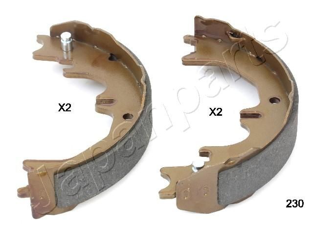 JAPANPARTS Jarrukenkäsarja, seisontajarru GF-230AF GF-230AF JAPANPARTS Käsijarrukengät TOYOTA MR 2