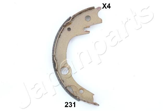 JAPANPARTS Piduriklotside komplekt, seisupidur GF-231AF JAPANPARTS GF-231AF Käsipidur Toyota Prius NHW11 originaal hind