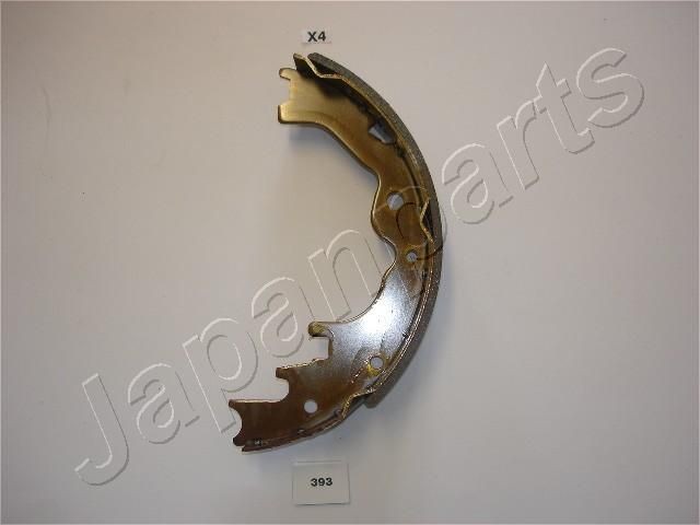 JAPANPARTS Sada brzdových čeľustí GF-393AF Brzdové čeluste JAPANPARTS Mazda 323 GF-393AF