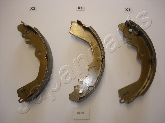 JAPANPARTS Kit ganasce freni GF-586AF GF-586AF Ganasce freno JAPANPARTS MITSUBISHI MIRAGE costo
