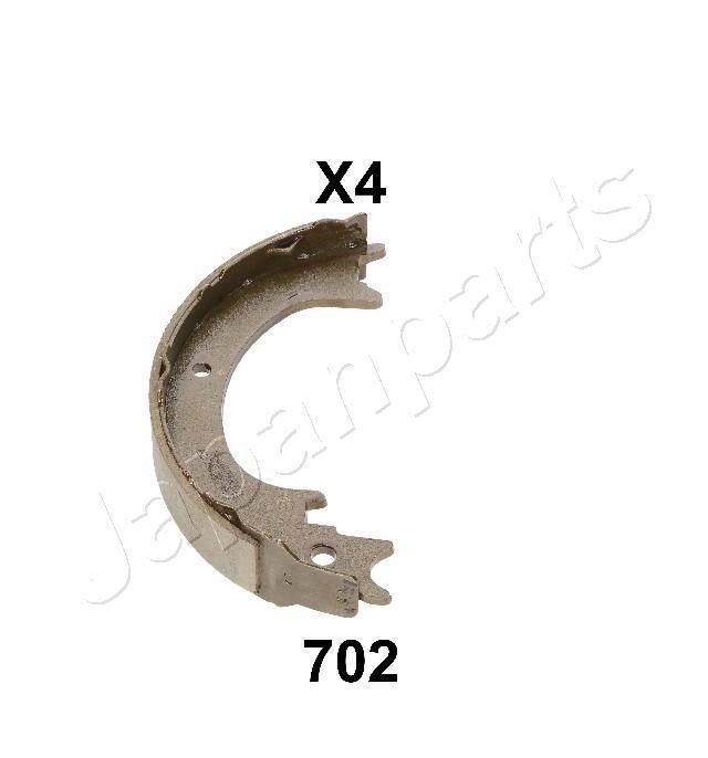 JAPANPARTS Σετ σιαγόνων φρένων, χειρόφρενο GF-702AF GF-702AF Σιαγώνες χειροφρένου MITSUBISHI 3000 GT JAPANPARTS