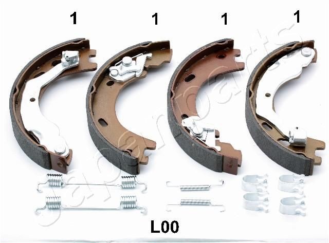 JAPANPARTS Ganasce freno a mano GF-L00AF GF-L00AF costo Ganasce freno a mano JAPANPARTS RENAULT 19