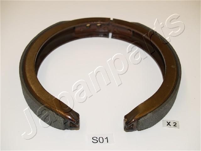 JAPANPARTS Piduriklotside komplekt, seisupidur GF-S01AF Piduriklotside seisupidur JAPANPARTS Suzuki SJ 410 GF-S01AF