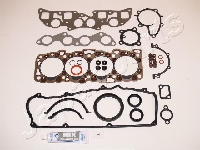 JAPANPARTS Hel packningssats, motor KM-194 JAPANPARTS KM-194 Packningssats vevhus Nissan Sunny Traveller Y10 original