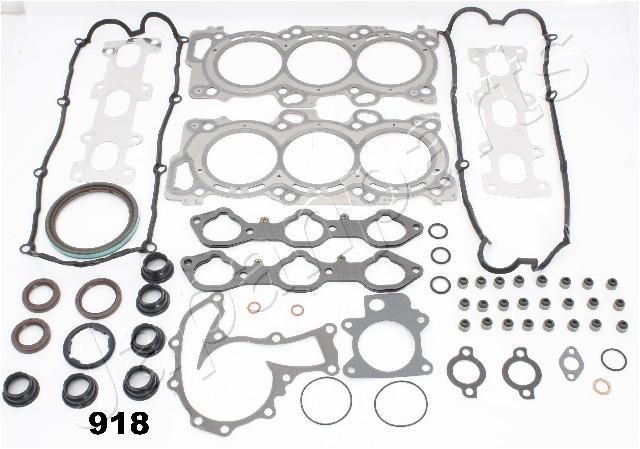 JAPANPARTS Komplet pakningssæt, motor KM-918 Krumtaphuspakning JAPANPARTS Opel ASTRA KM-918