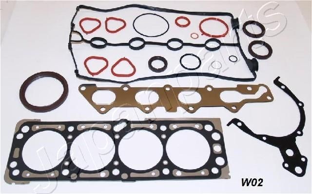 JAPANPARTS Kompletná sada tesnení motora KM-W02 JAPANPARTS KM-W02 Sada tesnení kľukovej skrine Nubira Saloon (J200) originálne cena