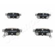 JAPANPARTS | Jogo de pastilhas para travão de disco PP-404AF para HONDA CRX III Targa (EH, EG) baratas online