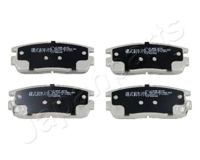 JAPANPARTS Kit pastiglie freni PP-W04AF JAPANPARTS PP-W04AF Kit pastiglie freni CHEVROLET Captiva (C100, C140) 2.4 4WD 140 CV 2007