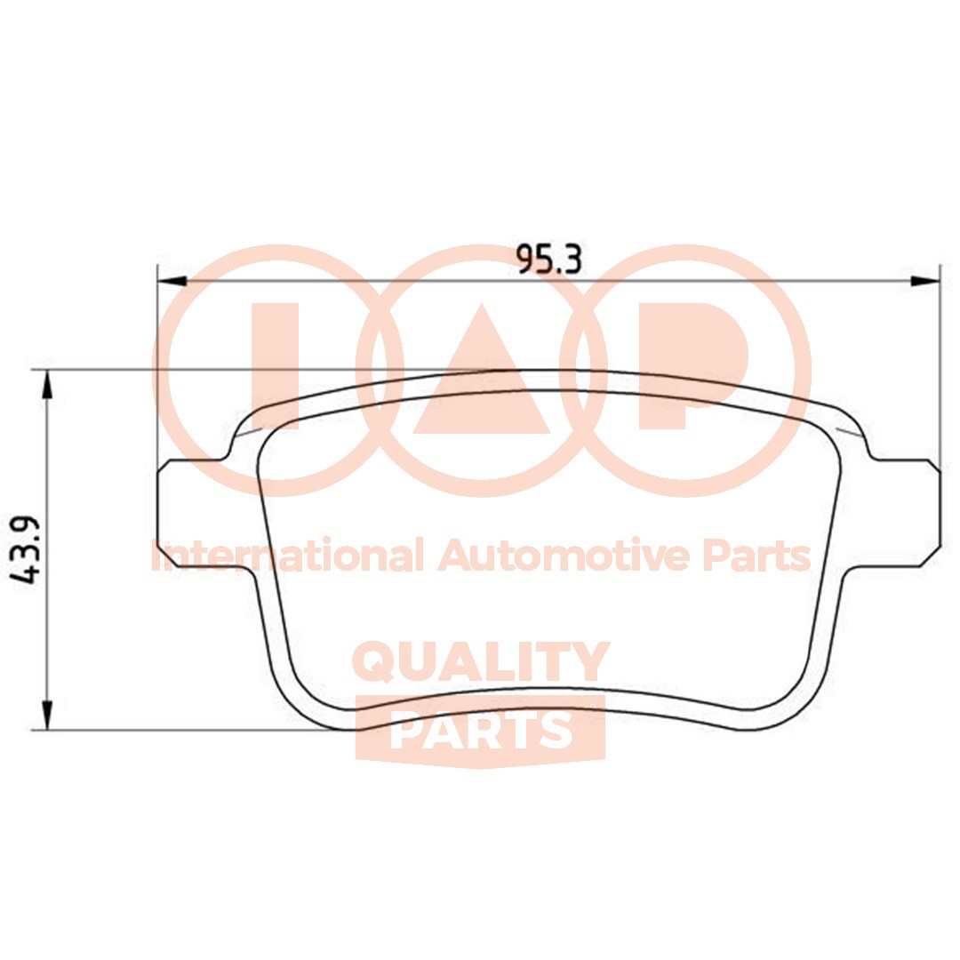 IAP QUALITY PARTS Kit pastiglie freni 704-29081P 704-29081P costo Pastiglie dei freni IAP QUALITY PARTS RENAULT MASTER