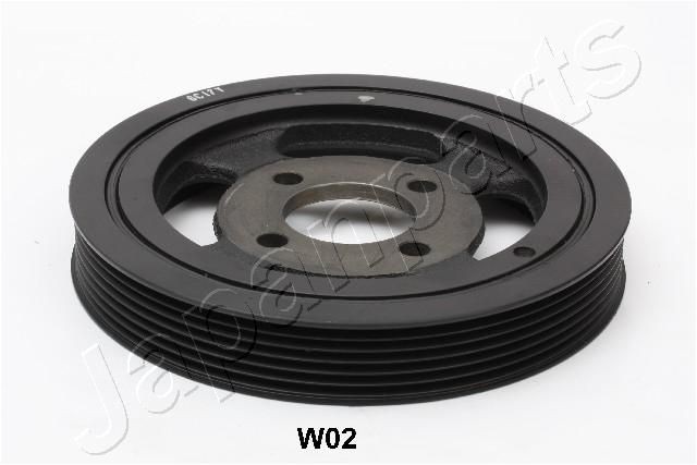 Remskive, krumtapaksel JAPANPARTS PU-W02 JAPANPARTS PU-W02: Remskive krumtapaksel Chevy CORVETTE 2019