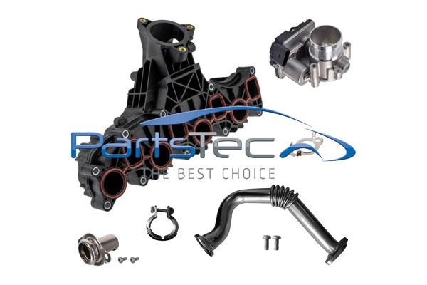 PartsTec Innsugsmanifold PTA519-3002 PartsTec PTA519-3002 Innsugningsmanifold VW Touran 1T2 pris