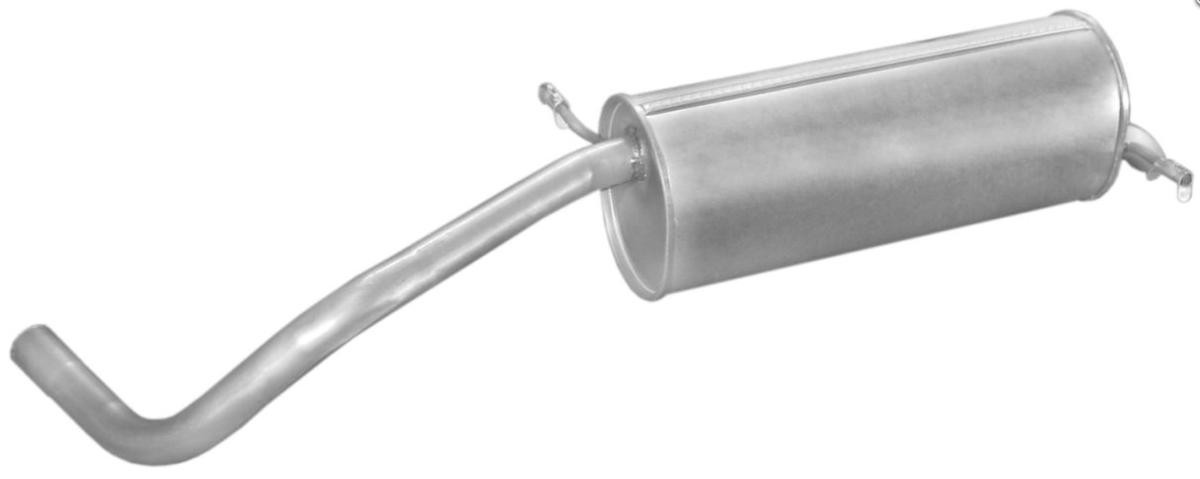 4MAX Bakre ljuddämpare 0219-01-02448P 0219-01-02448P 4MAX Slutdämpare Skoda