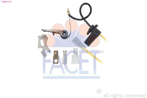 FACET Σετ επαφών, διανομέας 1.2569 1.2569 Διανομέας FACET FORD GRANADA