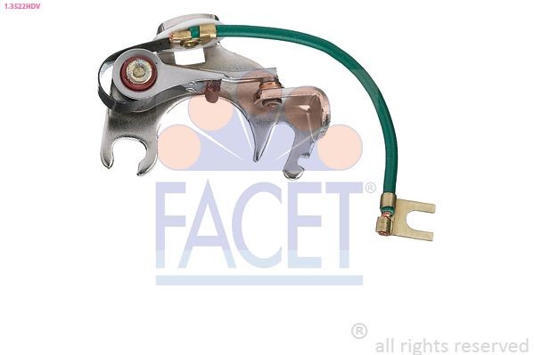 FACET Kontaktsatz, Zündverteiler 1.3522HDV 1.3522HDV FACET Tercel II Kombi (AL20) Zündverteiler Preis