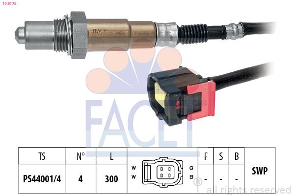 FACET Sonde lambda 10.8175 FACET 10.8175 Capteur d'oxygène Dodge Avenger Berline prix