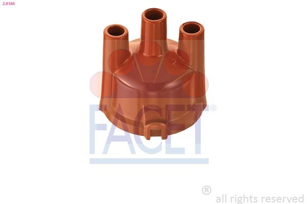 FACET Strømfordelerdæksel 2.8186 2.8186 Fordelerdæksel MG MGB FACET